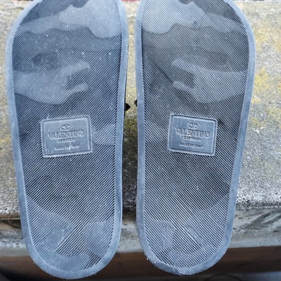 VALENTINO ROCKSTUD RUBBER SLIDER SANDAL EU 36 US 6 - Picture 4 of 12